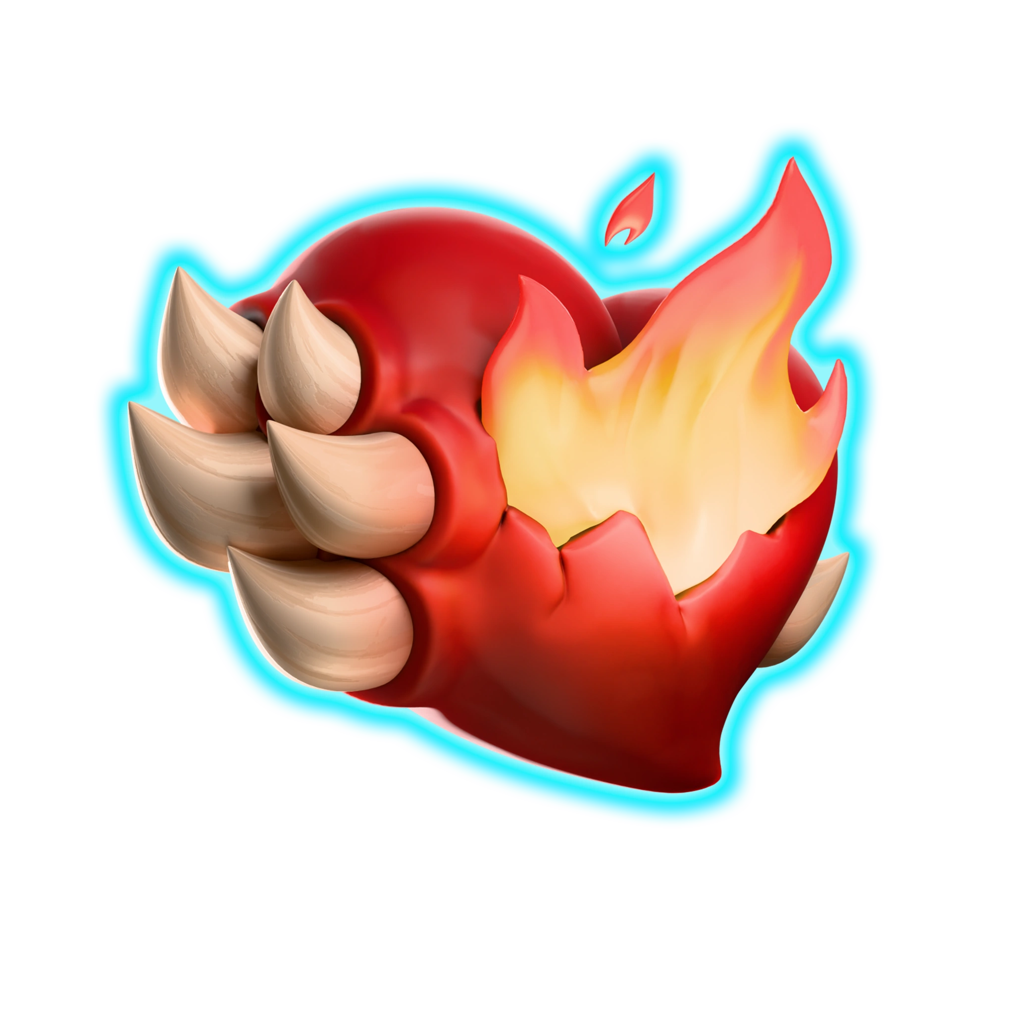 Clash of Clans Fire Heart hero equipment icon