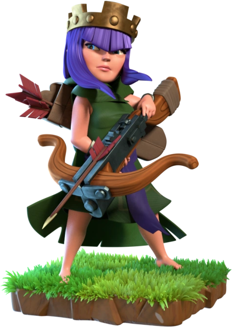 Clash of Clans Archer Queen hero portrait