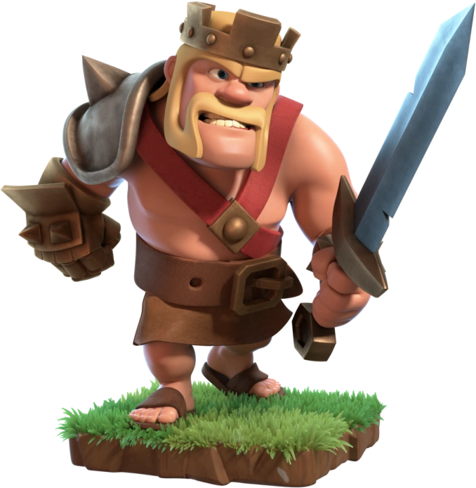 Clash of Clans Barbarian King hero portrait