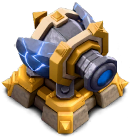 zap required for lvl 4 Ricochet Cannon coc